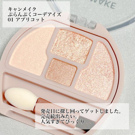 プランぷくコーデアイズ/キャンメイク/パウダーアイシャドウを使ったクチコミ(2枚目)