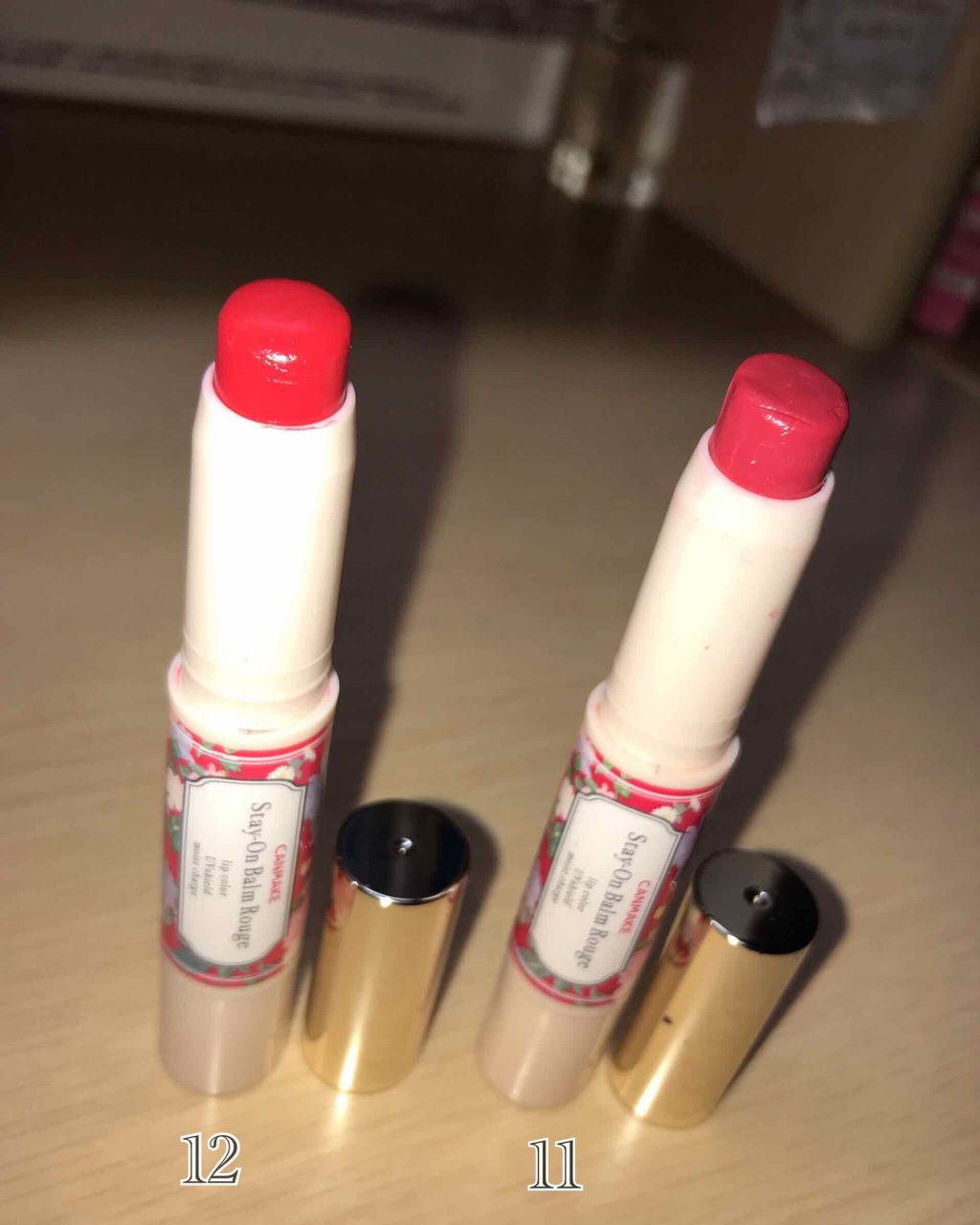 ステイオンバームルージュ/キャンメイク/口紅を使ったクチコミ(2枚目)
