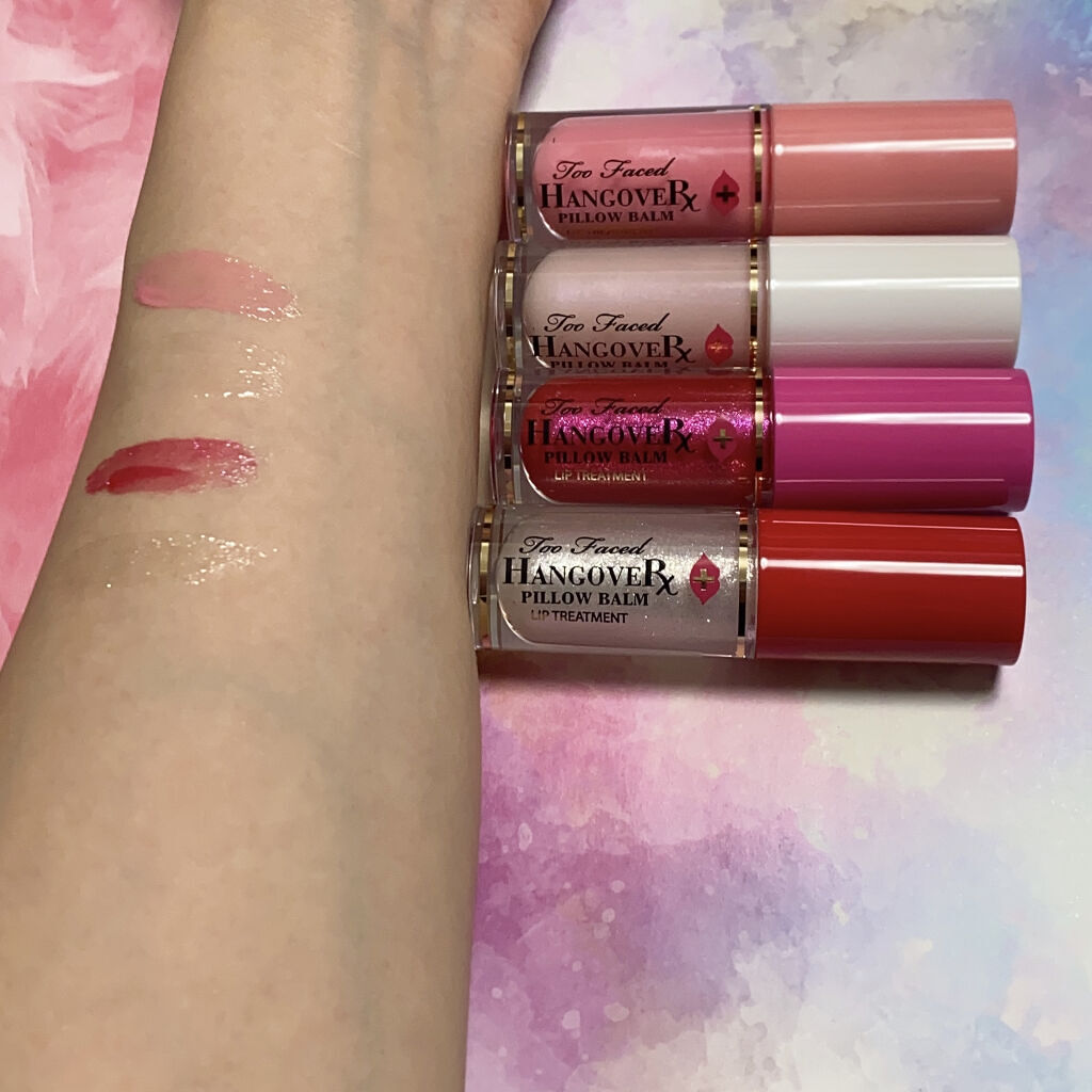 トゥーフェイスドハングオーバーピローバームリップトリートメントセット/Too Faced/リップケアを使ったクチコミ（3枚目）