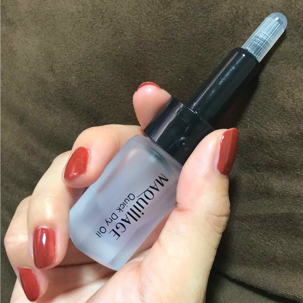 クイックドライオイル/マキアージュ/ネイルオイル・トリートメントを使ったクチコミ(1枚目)