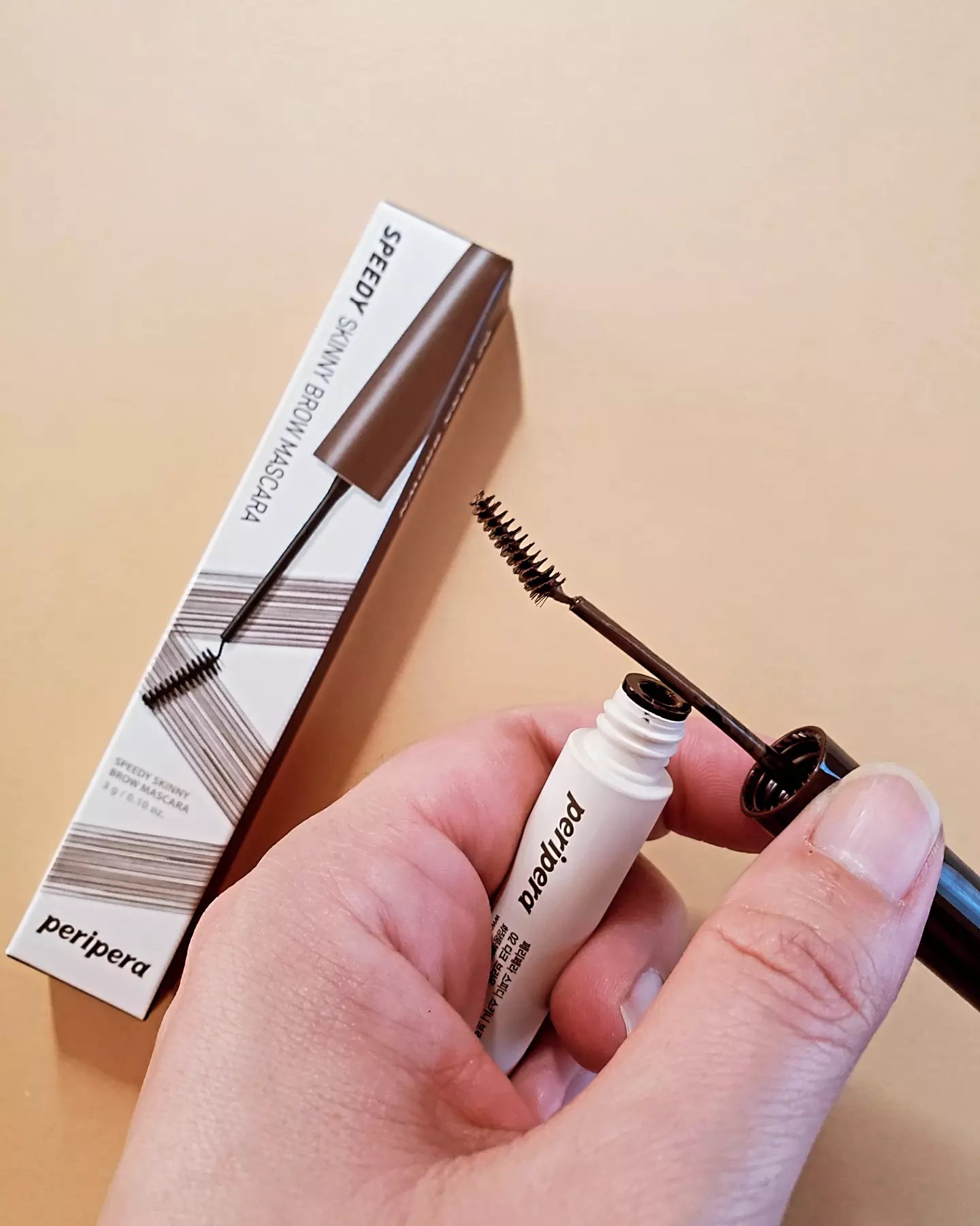 スピーディー スキニー ブロウカラ/PERIPERA/眉マスカラを使ったクチコミ（3枚目）