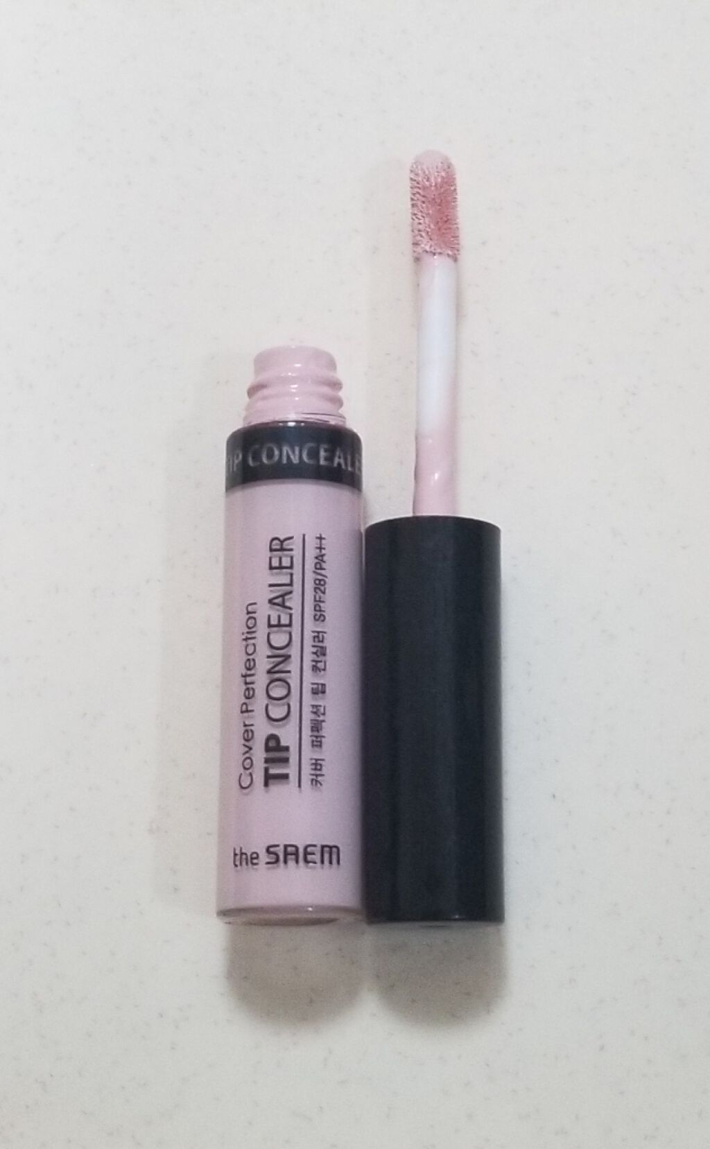 カバーパーフェクション チップコンシーラー/the SAEM/リキッドコンシーラーを使ったクチコミ(2枚目)