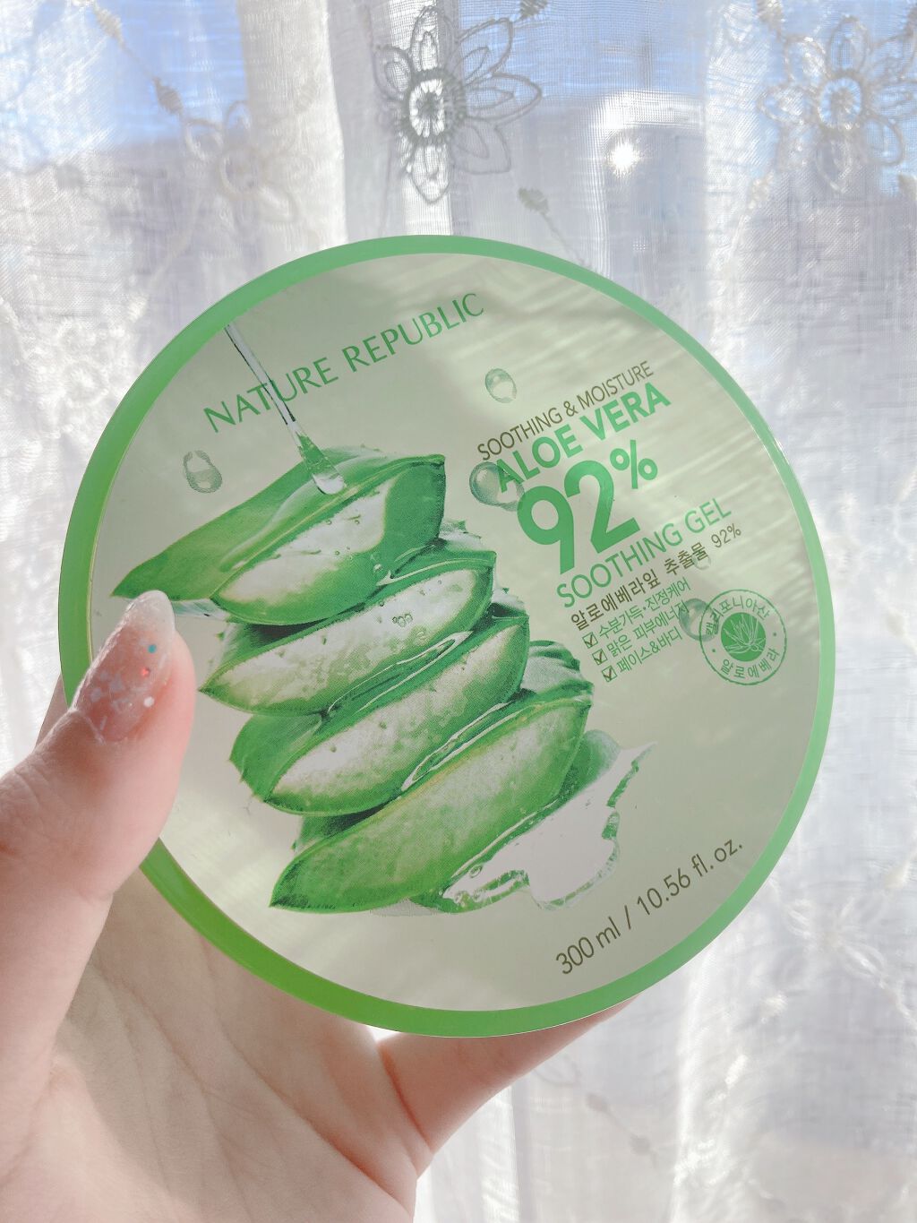 マイルド&モイスチャーアロエジェル/ネイチャーリパブリック/ボディローションを使ったクチコミ(1枚目)