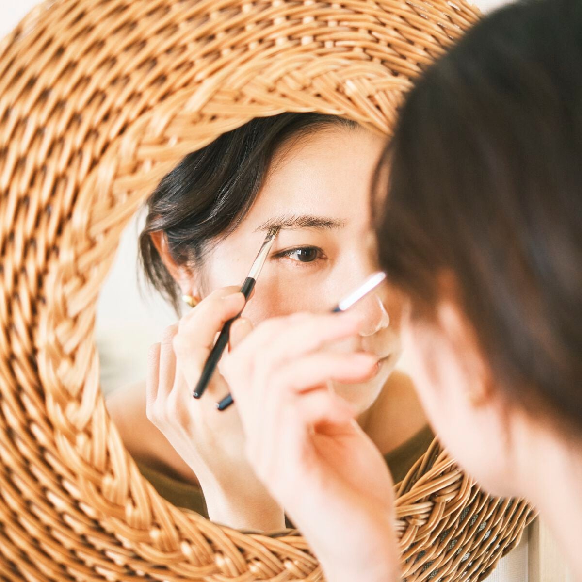 cosmeup 熊野筆 アイブローブラシ/貝印/メイクブラシを使ったクチコミ(1枚目)