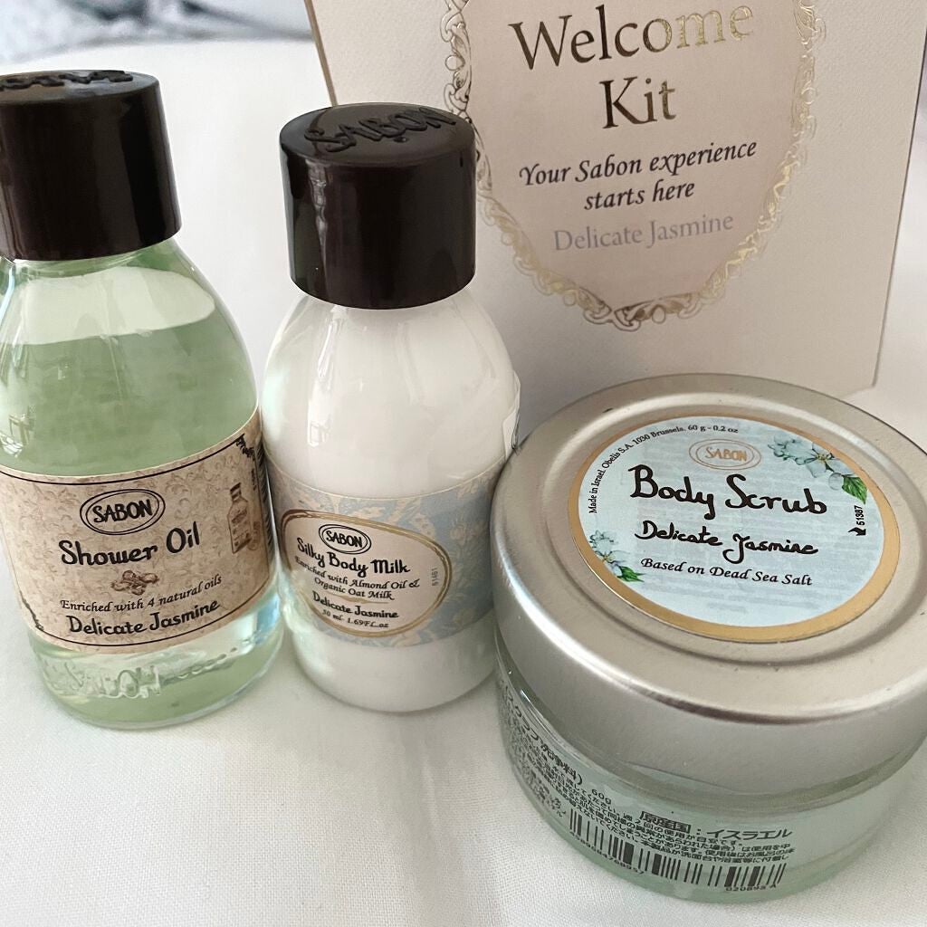 ウェルカムキット デリケート・ジャスミン/SABON/その他キットセットを使ったクチコミ(1枚目)