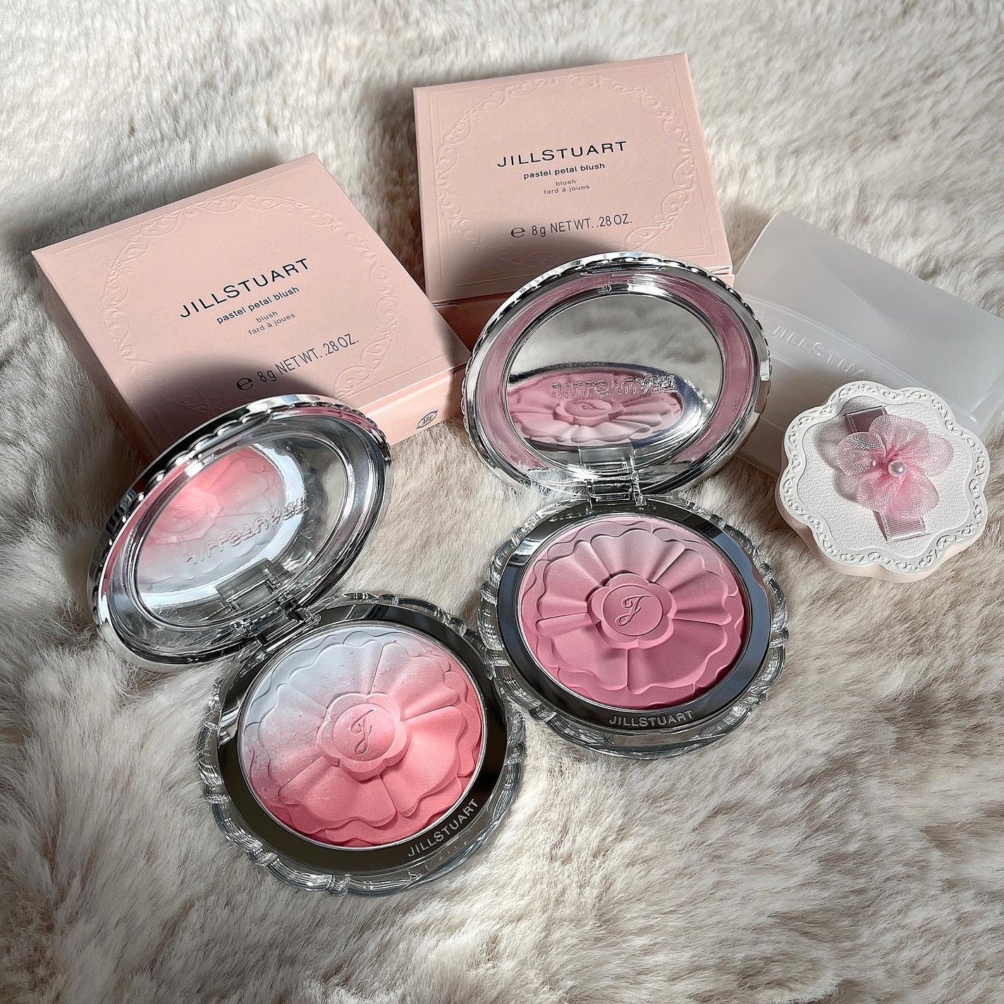 ジルスチュアート パステルペタル ブラッシュ/JILL STUART/パウダーチークを使ったクチコミ(1枚目)