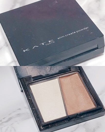 スリムクリエイトパウダー/KATE/プレストパウダーを使ったクチコミ(4枚目)