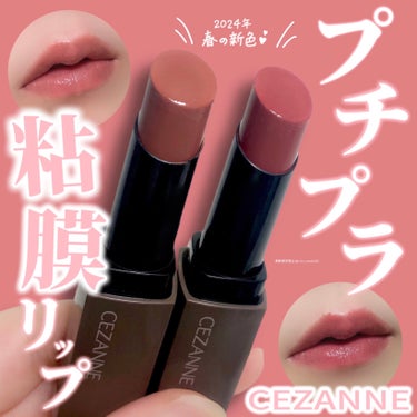 リップカラーシールド/CEZANNE/口紅を使ったクチコミ（1枚目）