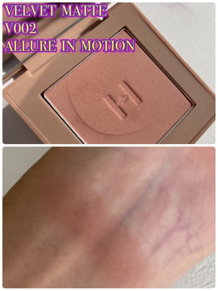 ニューデップスアイシャドウ V002 アリュール・イン・モーション/hince/単色アイシャドウを使ったクチコミ(2枚目)