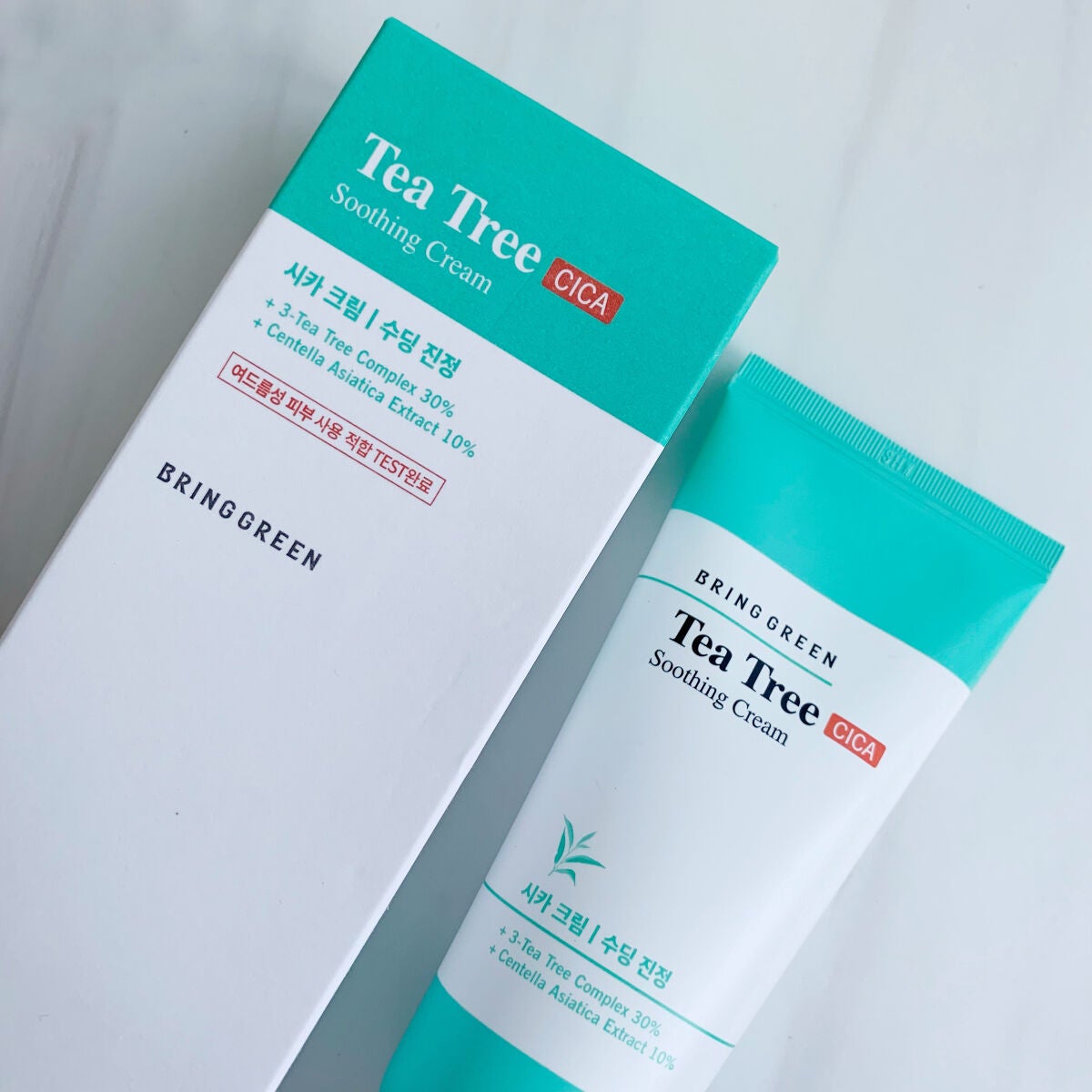 ティーツリーシカスージングクリーム/BRING GREEN/フェイスクリームを使ったクチコミ(2枚目)