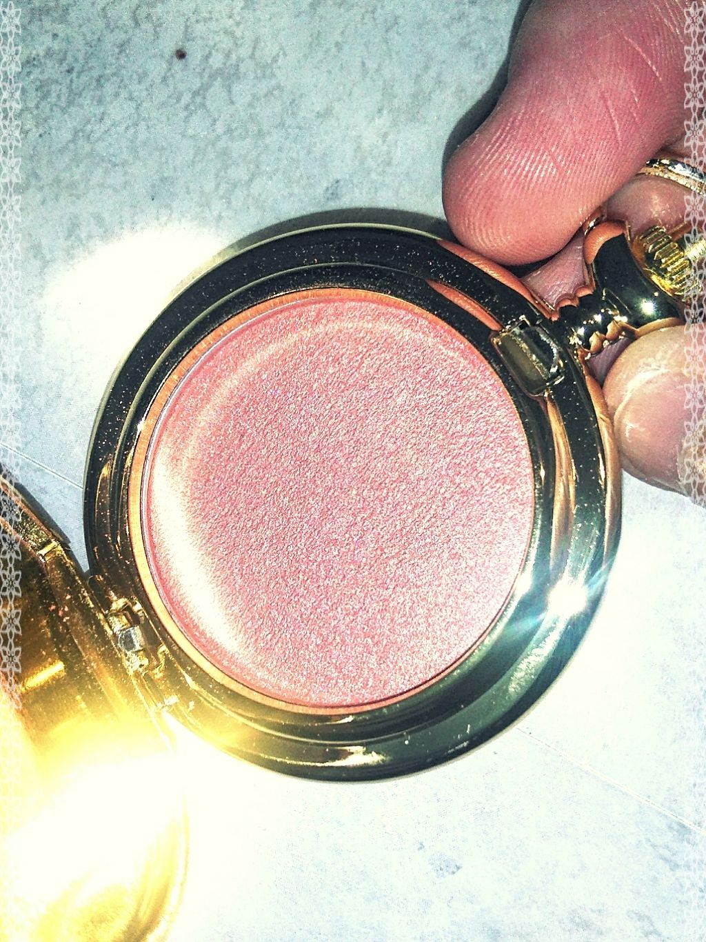 童話コスメ✕初音ミク 懐中時計チーク/cosme play/パウダーチークを使ったクチコミ（3枚目）