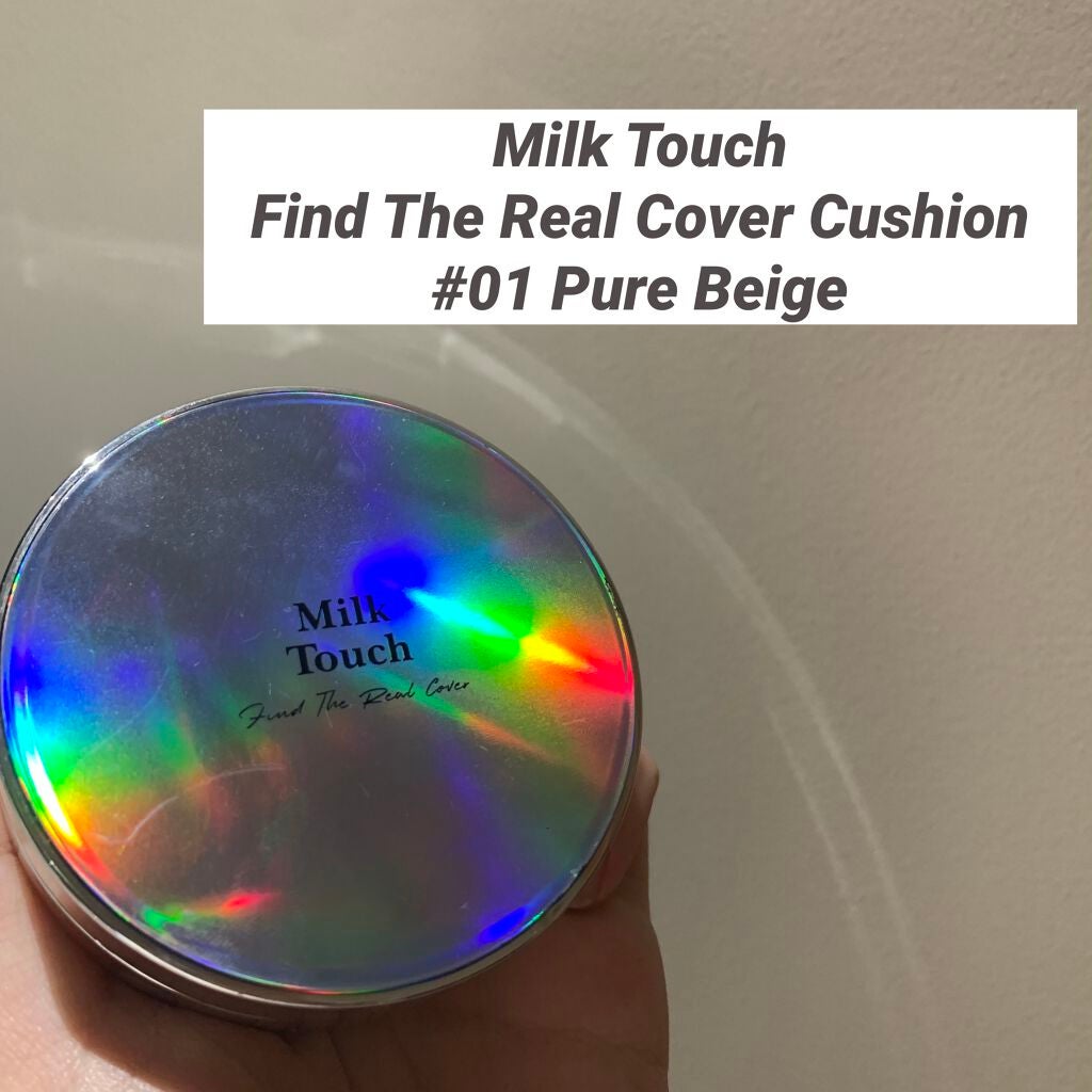 ファインド ザ リアル カバー クッション/Milk Touch/クッションファンデーションを使ったクチコミ(1枚目)