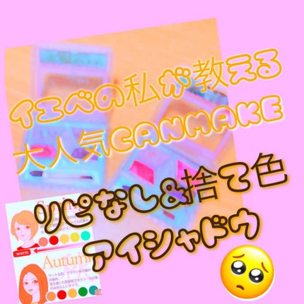 【旧品】パーフェクトスタイリストアイズ/キャンメイク/アイシャドウパレットを使ったクチコミ(1枚目)