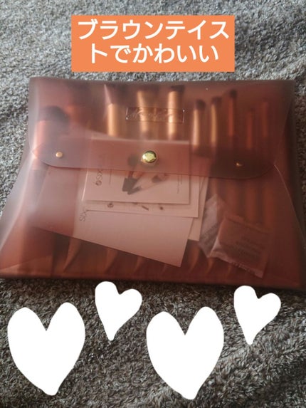 SIXPLUS X MARILYN 10本メイクアップブラシセット/SIXPLUS/メイクブラシを使ったクチコミ(2枚目)