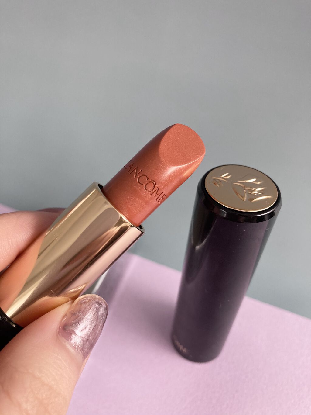 ラプソリュ ルージュ C76 ブラン セピア/LANCOME/口紅を使ったクチコミ（1枚目）