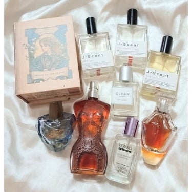 J-Scent J-Scentフレグランスコレクション 落雁 オードパルファンのクチコミ「香水が大好き！！
最近のものも、昔のものも大切に大切に保管しています。

香水好きな方、ぜひ仲.....」（3枚目）