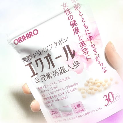 エクオール&発酵高麗人参/オリヒロ/健康サプリメントを使ったクチコミ(1枚目)