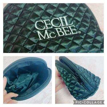 珈琲豆♡ on LIPS 「CECILMcBEEリバイバルロゴ入りコスメポーチブラックに若..」（2枚目）