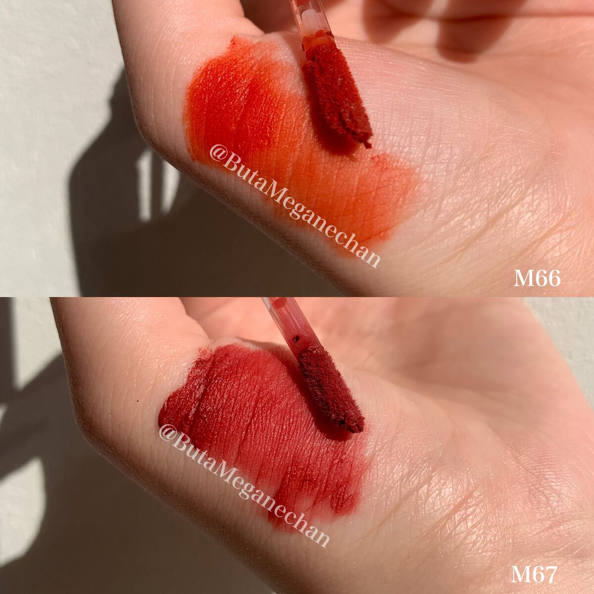 HEXZEヴェルベットマットリップグロス/HEXZE（ヘックスゼ）/リップグロスを使ったクチコミ（2枚目）