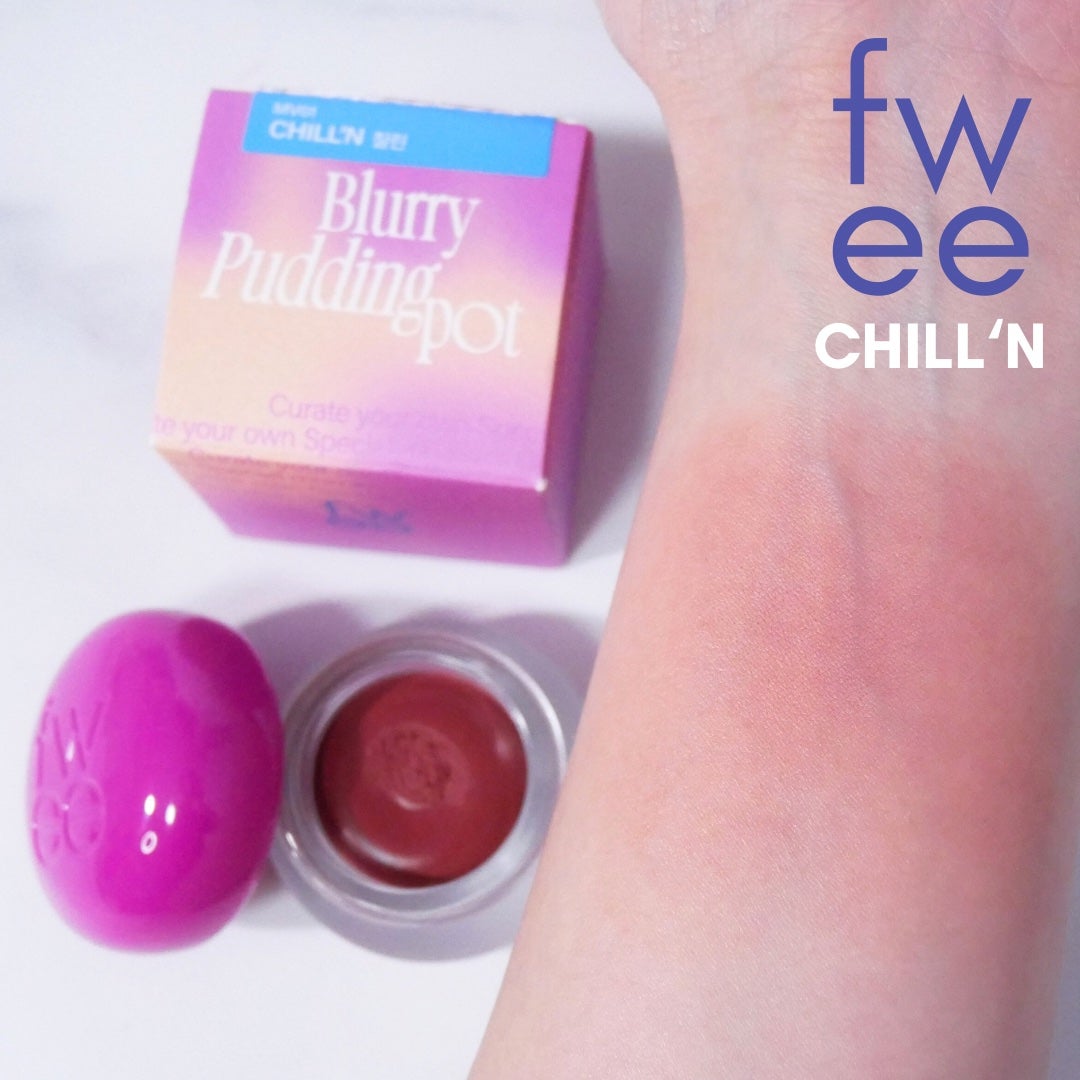 リップアンドチーク ブラーリープリンポット/fwee/口紅を使ったクチコミ(2枚目)