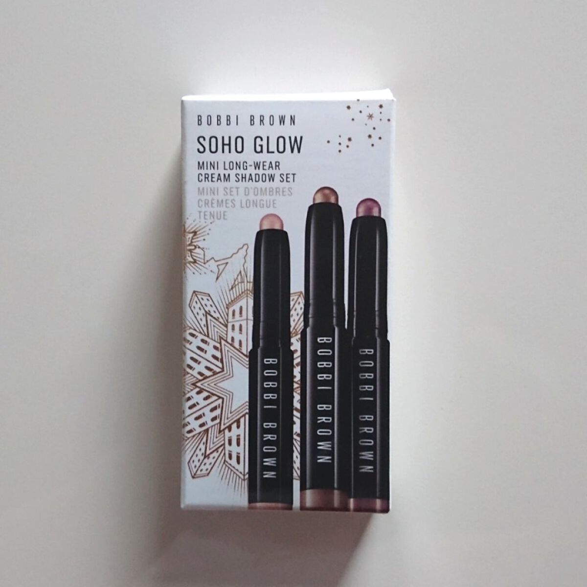 ソーホー グロウ ミニ ロングウェア クリーム シャドウ セット/BOBBI BROWN/スティックアイシャドウを使ったクチコミ(4枚目)