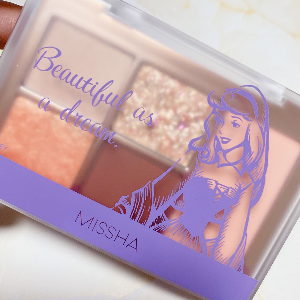 イージーフィルター シャドウパレット ディズニーシリーズ/MISSHA/アイシャドウパレットを使ったクチコミ（3枚目）