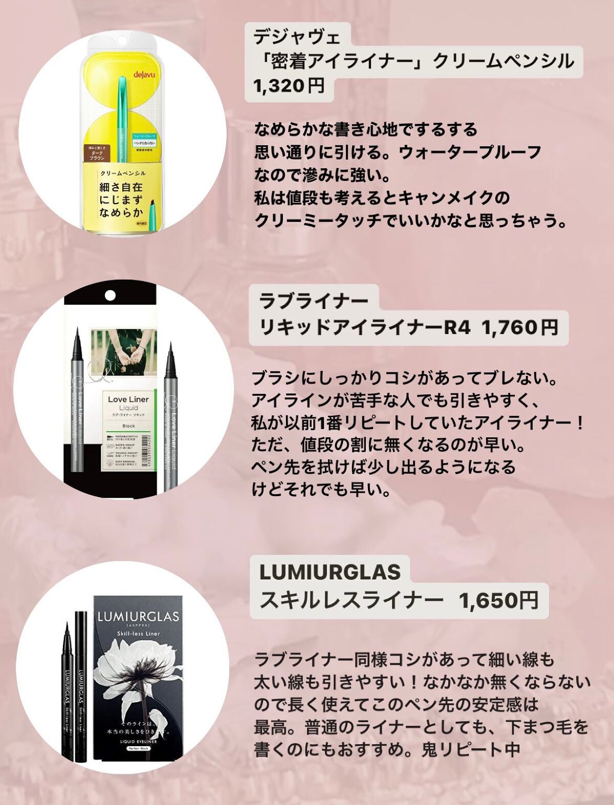 クリーミータッチライナー/キャンメイク/ジェルアイライナーを使ったクチコミ(3枚目)