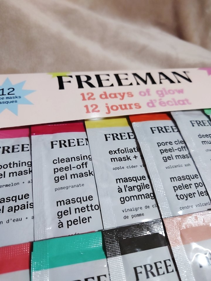 12日間用グロウフェイスマスクセット/Freeman Beauty/洗い流すパック・マスクを使ったクチコミ（2枚目）