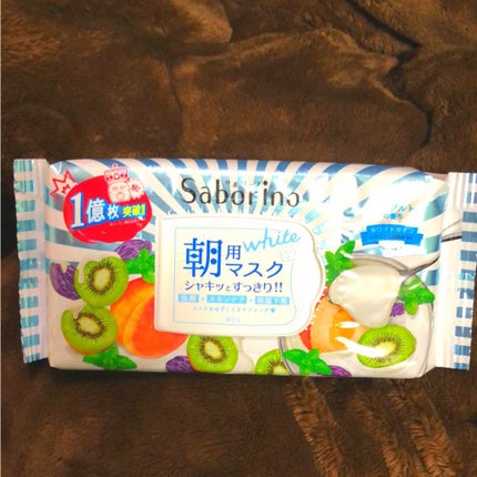 目ざまシート フレッシュ果実のホワイトタイプ/サボリーノ/シートマスク・パックを使ったクチコミ(1枚目)