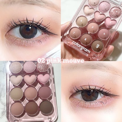 目元チュートリアルアイパレット/Colorgram/アイシャドウパレットを使ったクチコミ(4枚目)