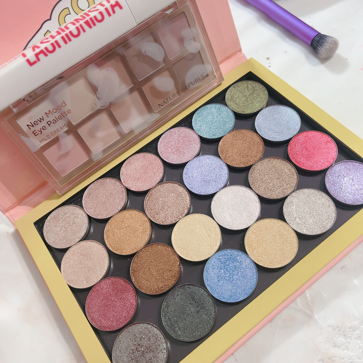 ニュームードアイパレット/ネイチャーリパブリック/アイシャドウパレットを使ったクチコミ（2枚目）