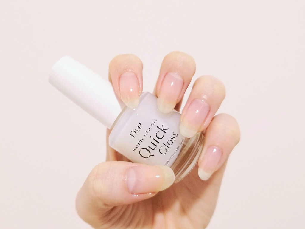 ウォータリーネイルジェル クイックグロス		/D-UP/オールインワンネイルを使ったクチコミ（2枚目）