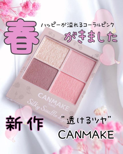 シルキースフレアイズ(マットタイプ)/キャンメイク/アイシャドウパレットを使ったクチコミ(1枚目)