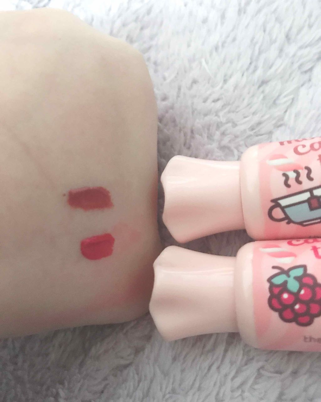 ムース キャンディー ティント/the SAEM/リップティントを使ったクチコミ（2枚目）