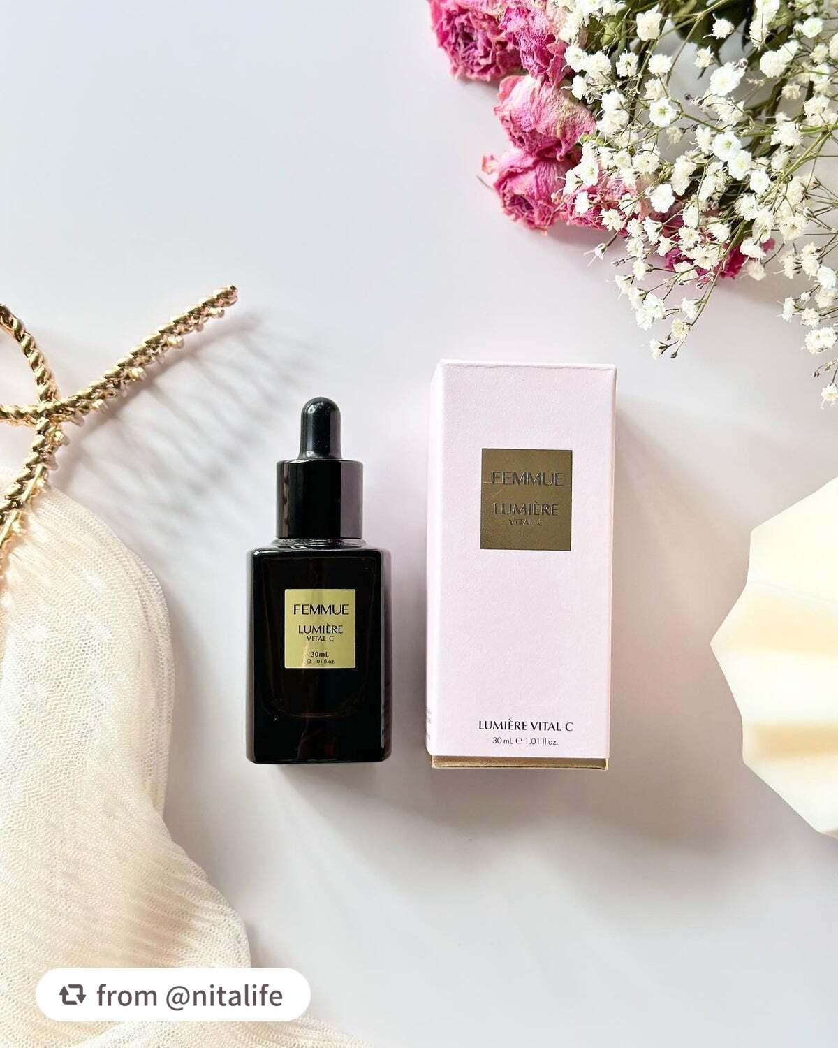 ルミエール ヴァイタルC/FEMMUE/ブースター・導入液を使ったクチコミ(4枚目)