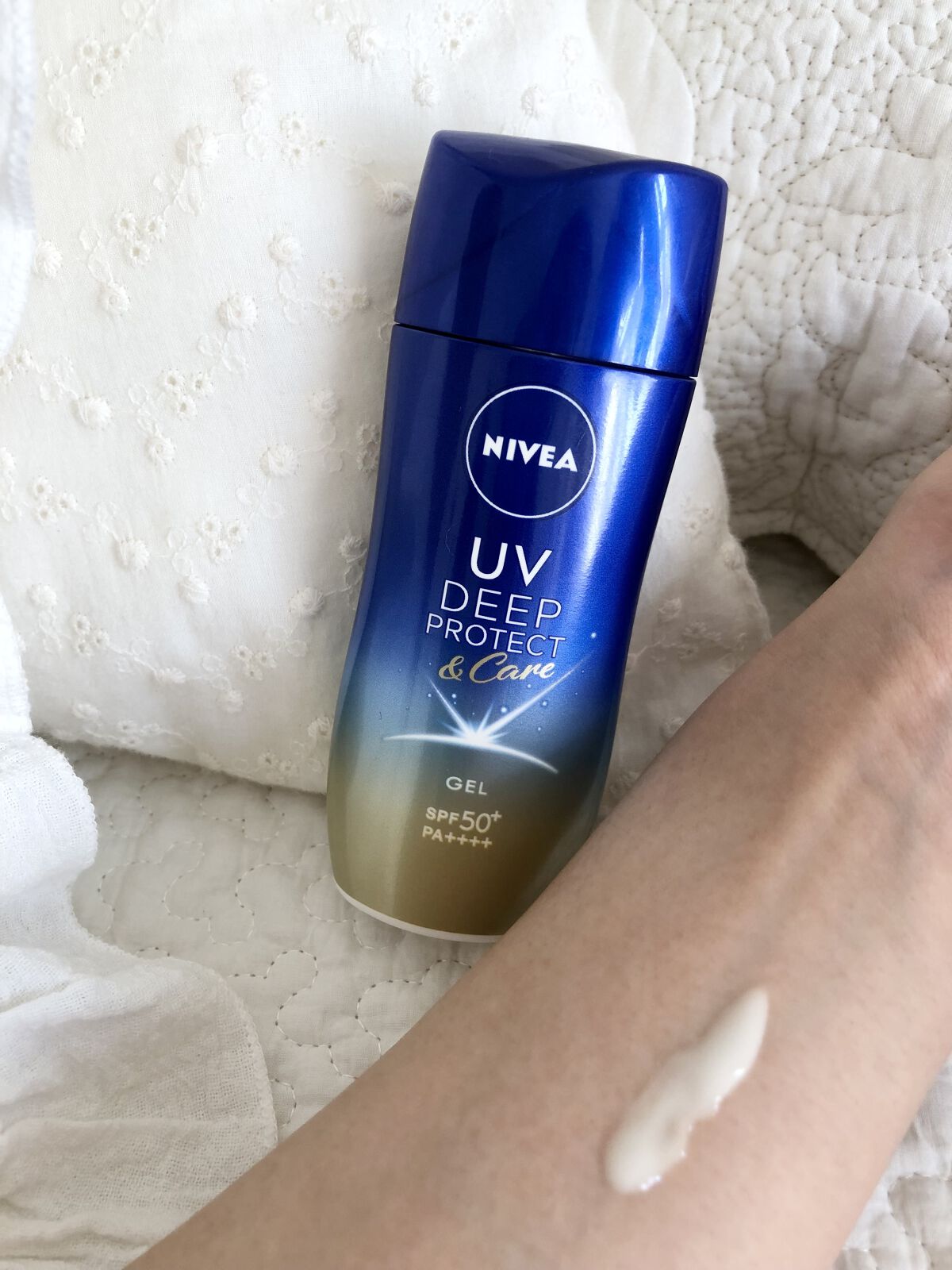 ニベアUV ディープ プロテクト＆ケア ジェル/ニベア/日焼け止めジェルを使ったクチコミ（2枚目）