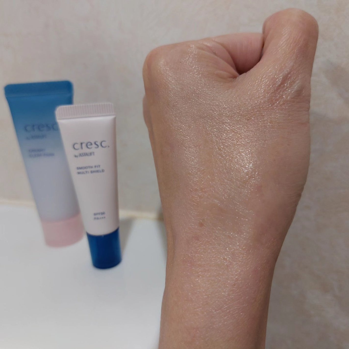 スムースフィット マルチシールド/cresc. by ASTALIFT/化粧下地を使ったクチコミ(3枚目)