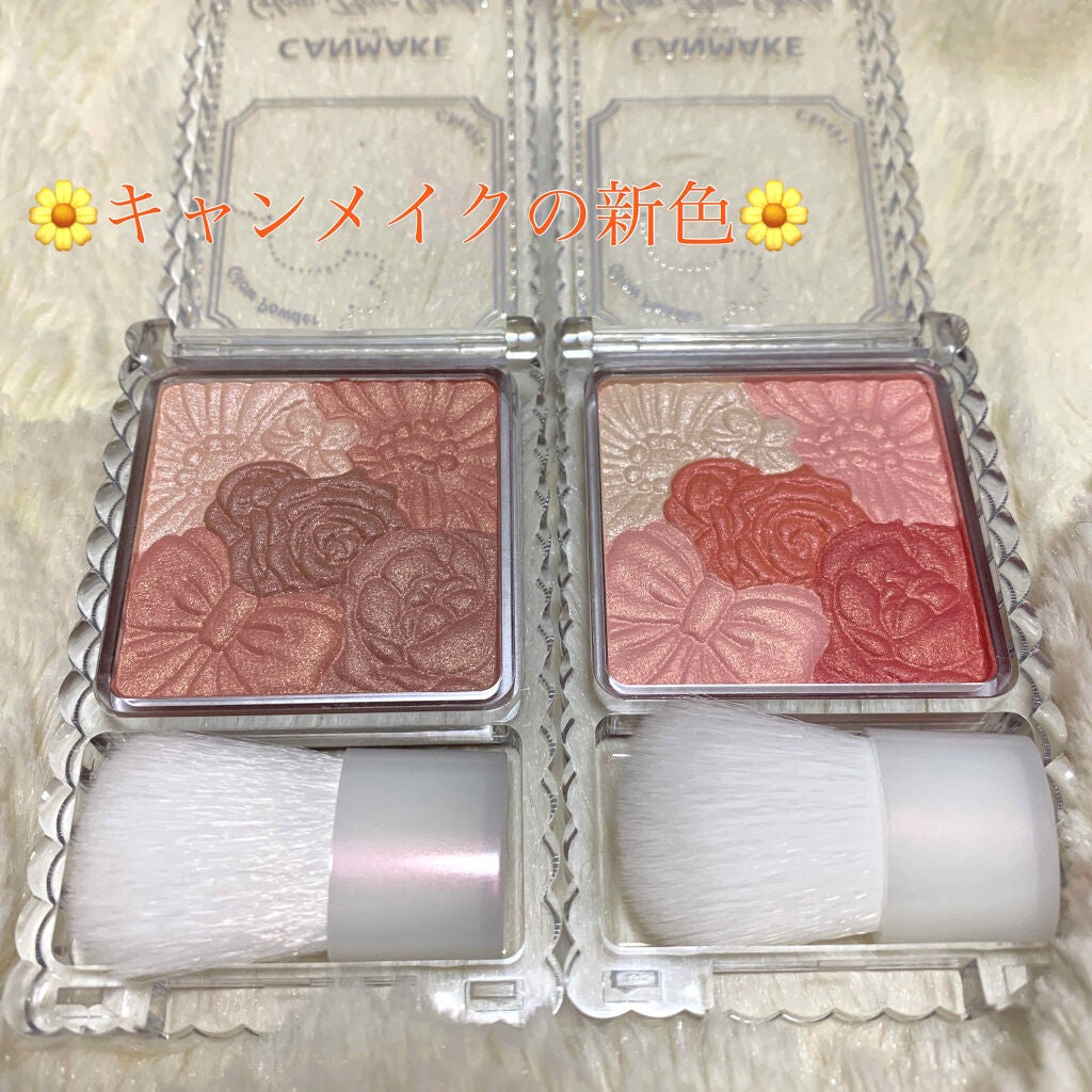 グロウフルールチークス/キャンメイク/パウダーチークを使ったクチコミ(1枚目)