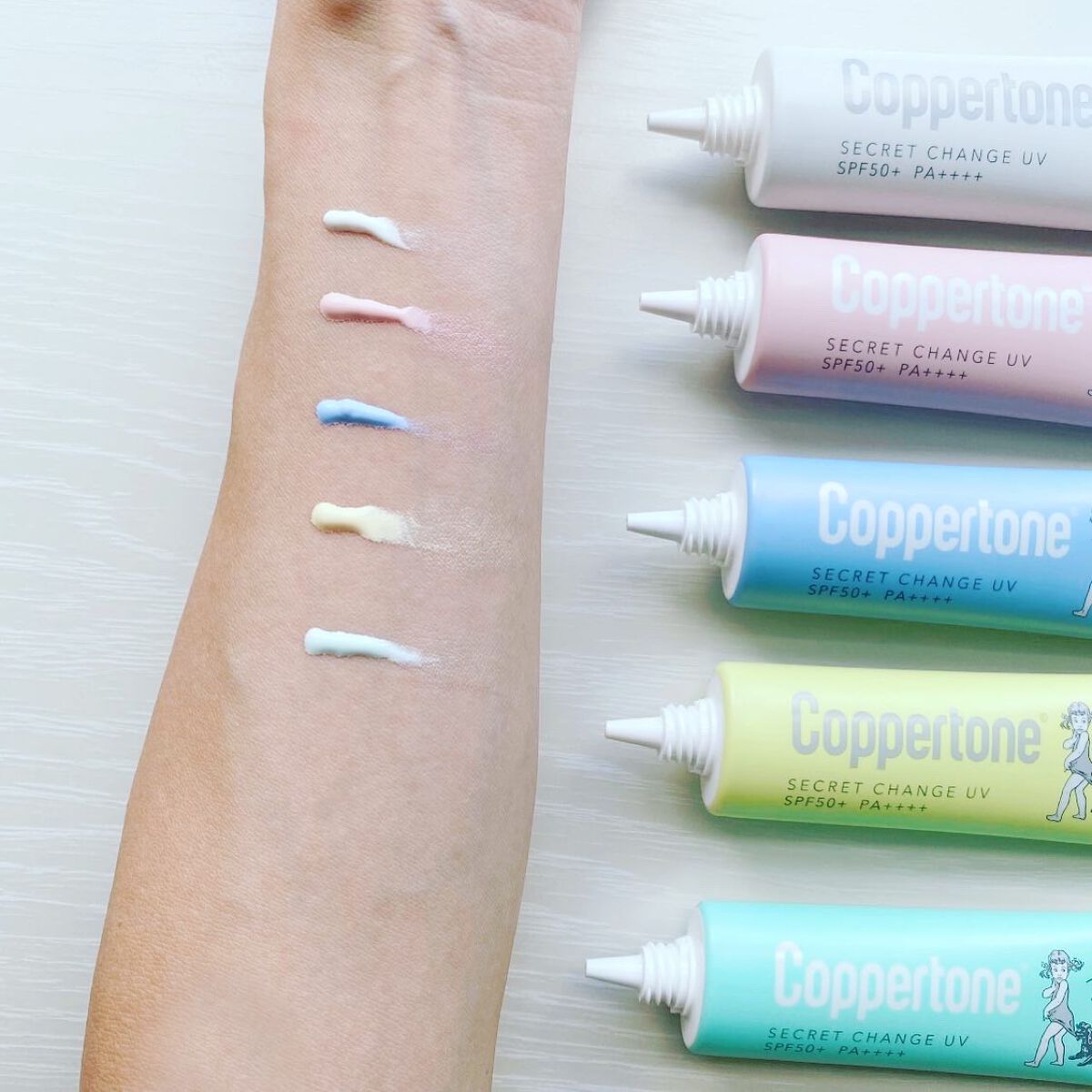 コパトーン シークレットチェンジUV ロイヤルブルー/コパトーン/日焼け止めジェルを使ったクチコミ（2枚目）