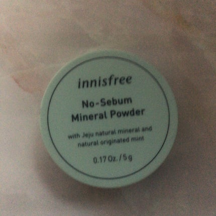 ノーセバム ミネラルパウダー N/innisfree/ルースパウダーを使ったクチコミ(1枚目)