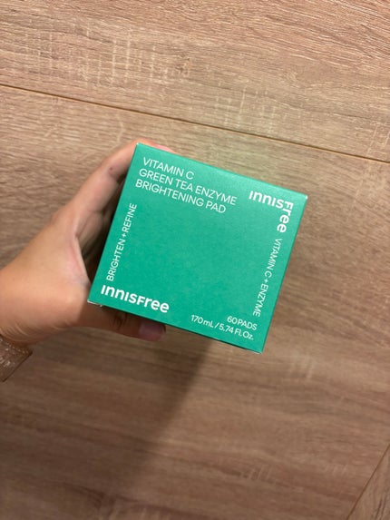 ビタC グリーンティーエンザイム ブライト パッド/innisfree/トナーパッドを使ったクチコミ(2枚目)