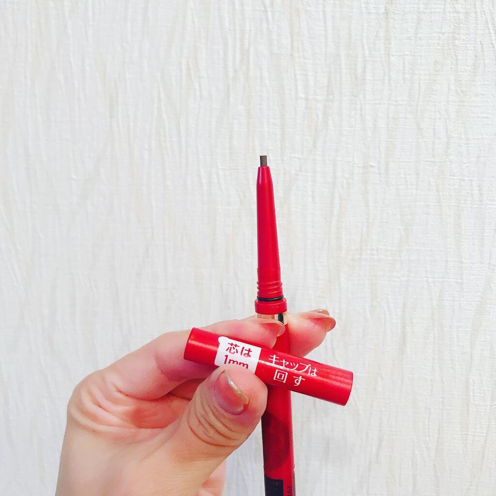 ステイブロウ 002チャコールブラウン/Papilio/アイブロウペンシルを使ったクチコミ（3枚目）