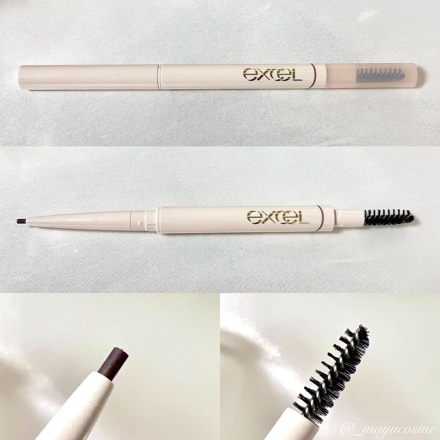 カラーエディットスリムブロウ/excel/アイブロウペンシルを使ったクチコミ(2枚目)