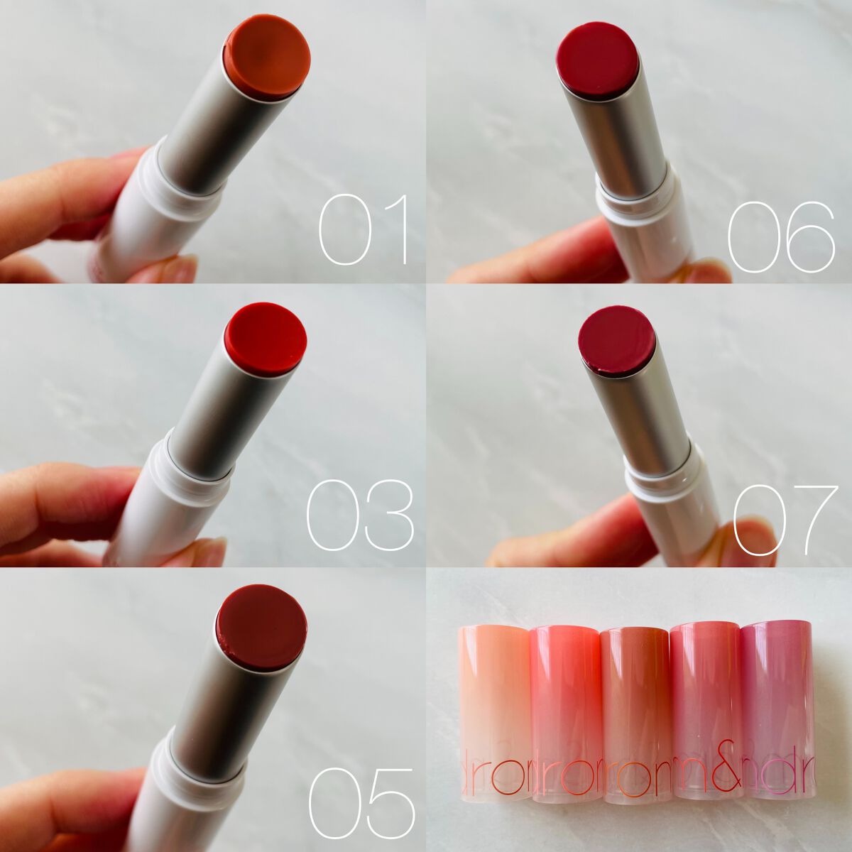 グラスティングメルティングバーム/rom&nd/リップバームを使ったクチコミ(2枚目)