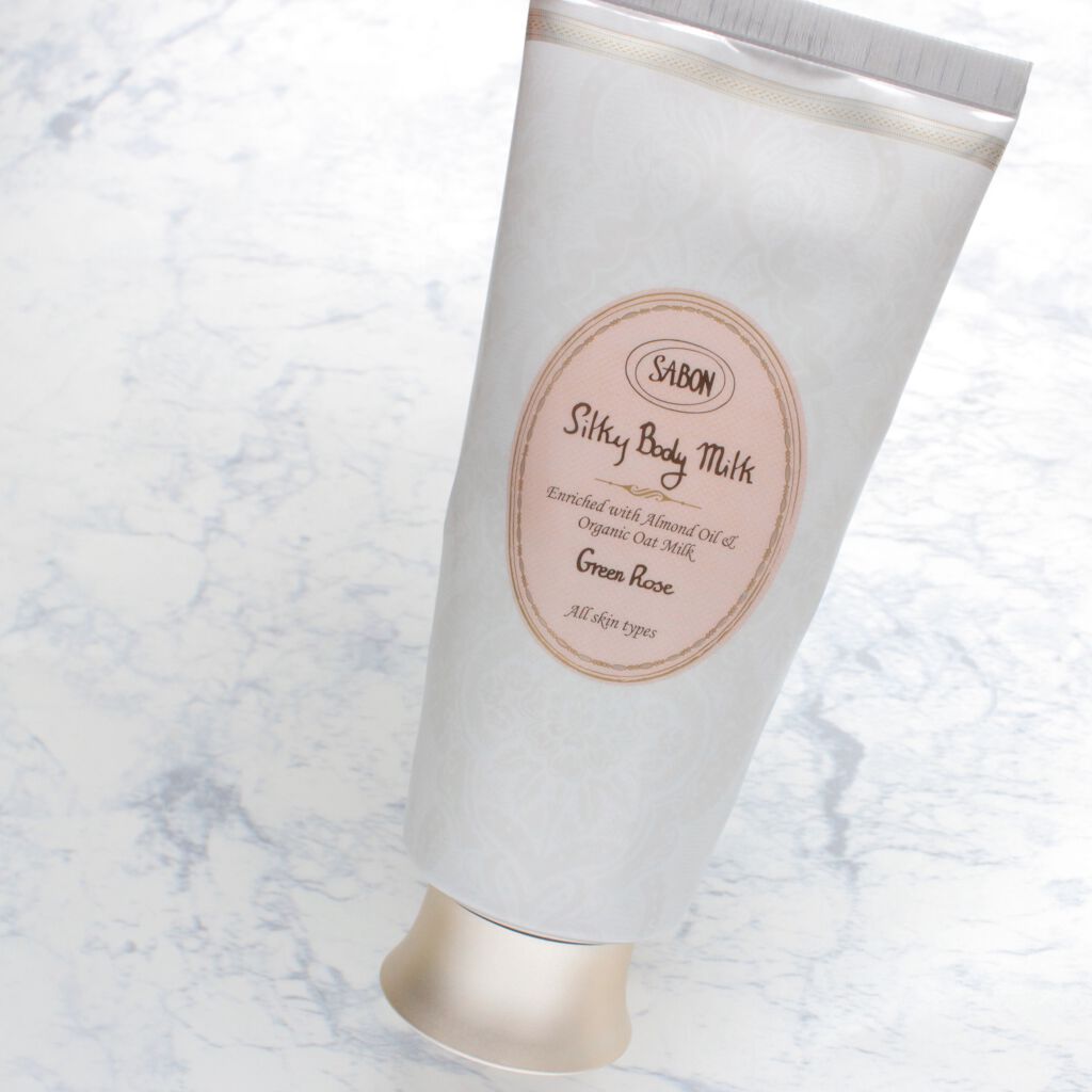 シルキーボディミルク グリーン・ローズ/SABON/ボディミルクを使ったクチコミ（2枚目）