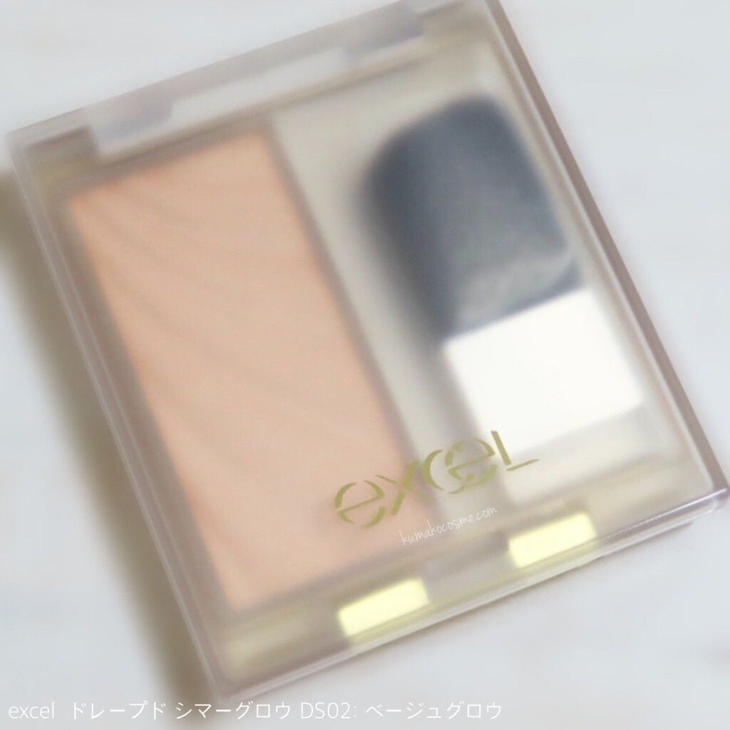 ドレープド シマーグロウ/excel/パウダーハイライトを使ったクチコミ(7枚目)