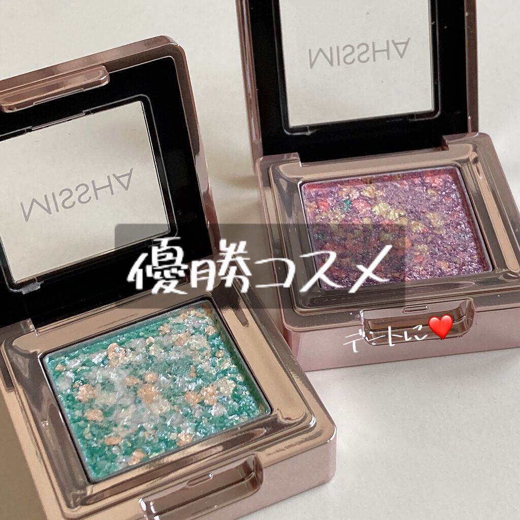 グリッタープリズム シャドウ/MISSHA/グリッターを使ったクチコミ（1枚目）