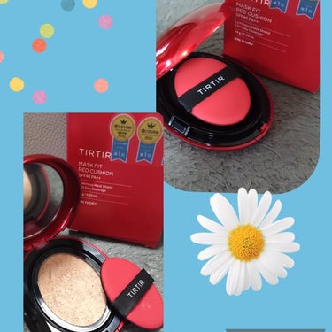 TIRTIR MASK FIT RED CUSHION
（クッションファンデ）
SPF40 PA++

TIRTIRは韓国発のコスメブランド
微細なパウダーが肌にピタッと密着して
滑らかなツヤ肌を長時間維持するファンデ
使ってみたら少しの量でもカバー力があって
パフでポンポンとなじませていくと
ツヤが出てきたよ✨
しっとりうるおいもある肌になった

マスクにつきにくいといった点が気に入り🎵

https://www.qoo10.jp/g/879782162
#tirtir 
#tirtir赤 
#クッションファンデ 
#韓国コスメ
#コスメ
#マスクフィットレッドクッションの画像 その1