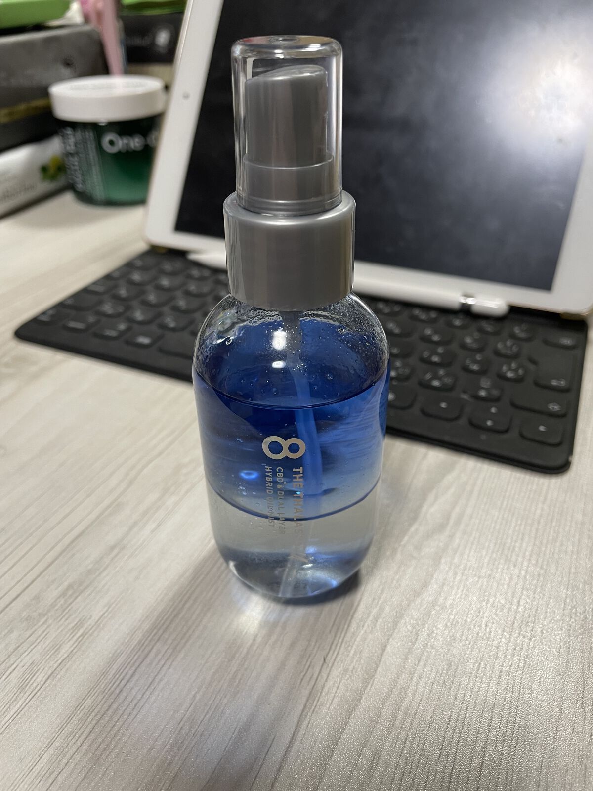 ユー CBD＆デュアルレイヤー ハイブリッド オイルミスト/エイトザタラソ/ヘアミストを使ったクチコミ（1枚目）