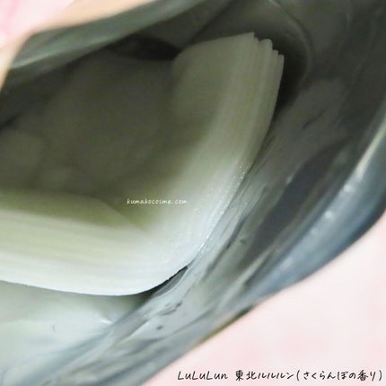 東北ルルルン(さくらんぼの香り)/ルルルン/シートマスク・パックを使ったクチコミ(4枚目)